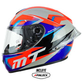 Casco Mt Rapide Pro Fugaz I5 Rojo Perla 1